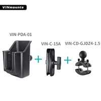 Support de lecteur de codes à barres sans fil VIN Récepteur USB portable avec plusieurs pinces pour le stockage en entrepôt de supermarché