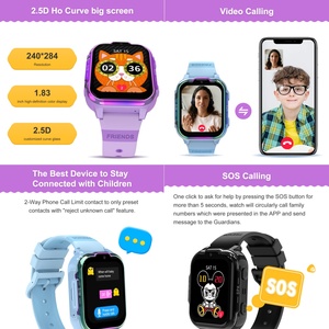DH20 4G Trẻ Em Thông Minh Đồng Hồ Với GPS Tracker Sim Thẻ SOS Cuộc Gọi Video HD Máy Ảnh Không Thấm Nước Trẻ Em Smartwatch Cho Tuổi 5-12 Chàng Trai Cô Gái - Product Image 4