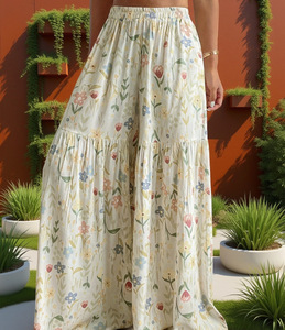 <span class=keywords><strong>Pantaloni</strong></span> <span class=keywords><strong>Palazzo</strong></span> <span class=keywords><strong>a</strong></span> Gamba Larga da Donna, Eleganti e Casual, Stile Gaucho, <span class=keywords><strong>con</strong></span> Vita Elastica e Tasche - Product Image 4