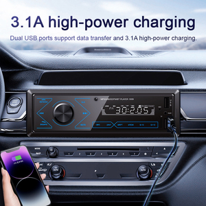 SEMAITU 1DIN autoradio lecteur MP3 dans le tableau de bord stéréo télécommande 12V <span class=keywords><strong>USB</strong></span>/SD/AUX-IN numérique BT Audio FM émetteur musique stéréo - Product Image 3