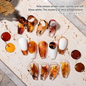 JTING Nouvelle Tendance Design d'Art Ongulaire Vernis Gel UV/LED 4 Couleurs Ambre OEM/ODM Personnalisé Marque Privée avec Service d'Échantillons Gratuits - Product Image 5