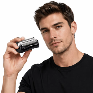 Cabezal <span class=keywords><strong>de</strong></span> Repuesto para Afeitadora Eléctrica, Recargable por USB, Resistente al Agua, Compatible con <span class=keywords><strong>Braun</strong></span> <span class=keywords><strong>Serie</strong></span> <span class=keywords><strong>3</strong></span> 32B, Cuchilla Única para Cuerpo y Rostro - Product Image 3