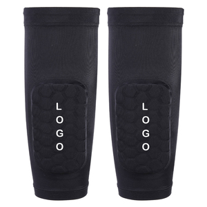 New EVA bê tay áo bóng đá <span class=keywords><strong>Shin</strong></span> <span class=keywords><strong>Pad</strong></span> cho thanh thiếu niên người lớn đàn hồi Non-Slip bê hỗ trợ Bóng Rổ Bóng Đá Bảo vệ ống chân cho bảo vệ - Product Image 5