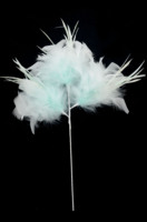 Fleur décorative fil tige plume Floral Pick pour arrangement floral approvisionnement fête de mariage vacances Vase décor à la maison