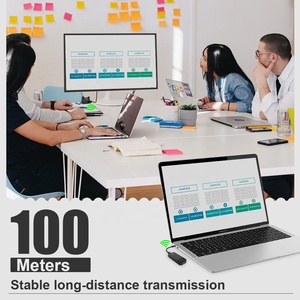 100M Range Wireless Video Extender HD 5Ghz 1080P Type C Transmitter and Receiver Support IOS Android MacOS <b>Windows</b> - Product Image 5