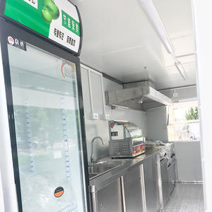 Chambre froide mobile en tôle galvanisée, portable, pour l'extérieur, pour la conservation de la crème glacée, la restauration commerciale, petite, 3/4 roues, 2500W - Product Image 6