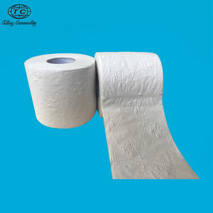 Venta al por mayor 2 ply impreso core baño tejido de papel higiénico/papel higiénico rollo - Product Image 3