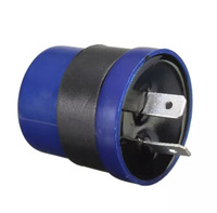 Moto Indicateur Relais Clignotant 2 Broches Circulaire Buzzer Clignotant 12V Utilisé sur La Tension de DC 6V à DC 12V