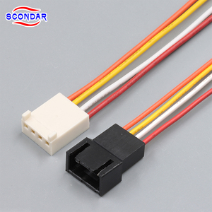 Faisceau de câbles personnalisé SCONDAR 2,54 mm SCT2541 08-55-0101 10112023 10112024 90142 0010 Assemblages de câbles OEM pour alimentation et signal à 4, 6, 8 broches - Product Image 1