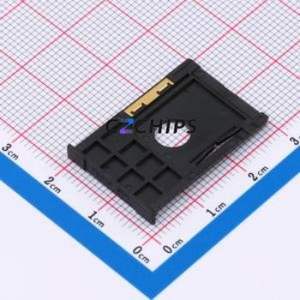 SIM-121-KT2 SIM Card Connector Connector Micro SIM Card Card Tray With Card Detection 3mm - Product Image 1