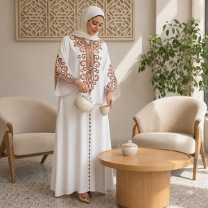 YSYL 2026 Nuovo Abito Abaya Ricamato per Donne Musulmane, Eid Ramadan, Stile Turco, Marocchino, Dubai, Elegante e Comodo - Product Image 2