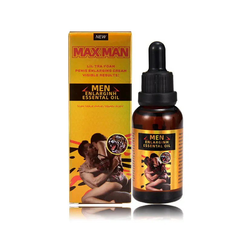 MAX MAN 30mlハーブペニスサイズエクステンションエッセンシャルオイル、男性用セックスヘルスケア用ビッグディック拡大オイル