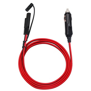 12 вольт аккумулятор прикуриватель солнечная панель sae 2 pin разъем батареи 24 В удлинитель кабеля - Product Image 1