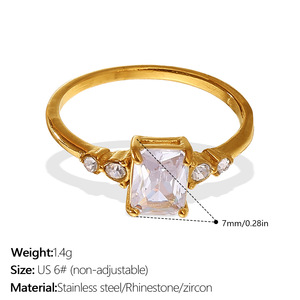 Vintage Floral Titanium Steel Open <b>Ring</b> For Women Luxury Inlaid Diamond <b>Adjustable</b> Finger Band Elegant French Style Jewelry - Product Image 4