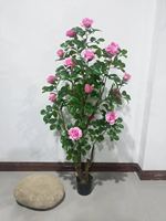 ZHUHAI Grosir Bonsai Dekorasi Dalam Ruangan Daun dan Tanaman Buatan