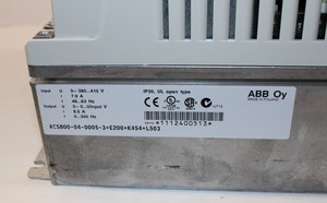 Variador de Frecuencia ACS800-04-0005-3 de 8.5A para PLC - Product Image 3