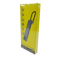 Amerikanischer 8-in-1 RJ45 Ethernet Netzwerk-Port PD USB 3.0 Port Typ C zu USB-Hub USB C Hubs 3.0 Adapter für Laptop PC Mac pro