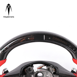 Volant de <span class=keywords><strong>course</strong></span> en fibre de carbone avec affichage LED pour Kia Stinger GT - Product Image 2