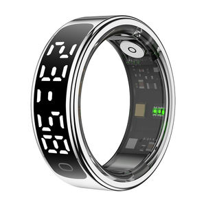 Anillo Inteligente de Salud para Hombre y Mujer, Resistente <span class=keywords><strong>al</strong></span> Agua, con Monitor de Ritmo Cardíaco, Rastreador de Actividad Física, Anillos Inteligentes con Pantalla Táctil - Product Image 1