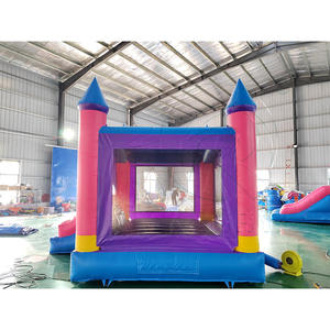 Castillos Inflables de PVC de Grado Comercial en Rosa y Azul para Niños Pequeños, Nuevo Diseño, Castillo Inflable Comercial, Combo de Casa de Brinco - Product Image 5