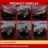 J ONE Vente Chaude Pièces Auto CSL Module LED DRL Jaune Ensemble pour Toyota Supra Drl 2018-UP Accessoires d'Éclairage Automobile