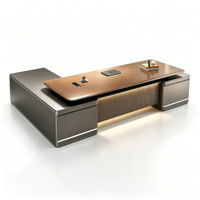 Bureau de direction de luxe au design sophistiqué et minimaliste pour les PDG, les présidents et les membres du conseil d'administration.