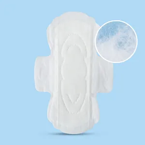 niceday ultra-thin winged hot blast fabric menstrual pad super large flow soft non-woven sanitary napkin