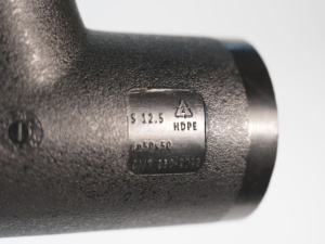 Mông <span class=keywords><strong>Fusion</strong></span> t mảnh TEE nhà kính Malaysia Thanh nguyên liệu HDPE núm vú DN 80 200 mét nhựa HDPE phụ kiện đường ống cho dầu nước - Product Image 2