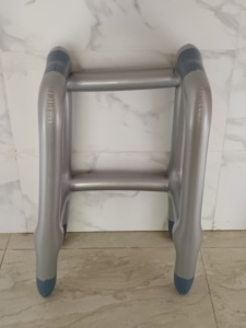 Cadre de marche gonflable et bâton de marche léger en plastique, jouet de blague fantaisie pour fête - Product Image 5