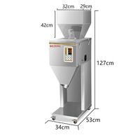 Machine de remplissage d'emballage de bonbons à biscuits granulaires de haute qualité