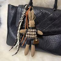 En gros, adorables petits lapins en peluche, pendentifs pour sacs, porte-clés de voiture, breloques et ornements suspendus