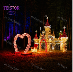 Lumière décorative extérieure IP65 en forme de château pour les projets d'éclairage de sites touristiques, parcs, places urbaines et festivals commerciaux - Product Image 4