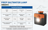 Lampe à sel jetable, lanterne portable d'extérieur, pour jardin, tente, camping, pêche, utilisable pendant 300-400 heures