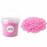 Perles de parfum pour lessive écologiques jetables de 2,3 kg, format commercial, parfum Rose Bush, logo personnalisé, formule OEM
