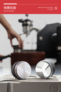 ZeroHero 51mm 58mm Café Bois Acier Barista Espresso Café Réglable Tamper - Product Image 4