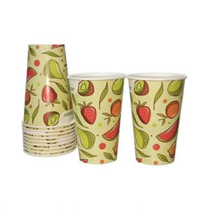 Vaso de Papel Desechable de 16oz para Bebidas Frías, Café, Leche, Té, Jugos de Frutas, Personalizado con Impresión, Venta al Por Mayor para Verano - Product Image 2