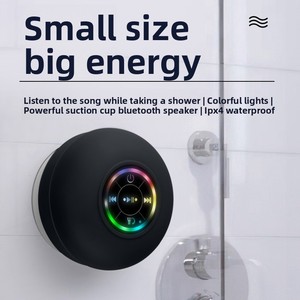 2025 Tốt Nhất Bán Bts07 <span class=keywords><strong>Bluetooth</strong></span> Xách Tay Loa Nhỏ Với Di Động Không Thấm Nước Hút Cup Mini Loa Tắm - Product Image 2