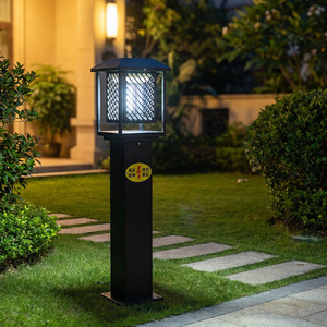 Lámpara antimosquitos para exteriores Bs802020, eléctrica, voltaje AC220, para jardín, patio, villa, césped, control de insectos ecológico - Product Image 2