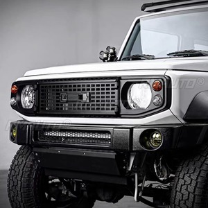 ชุดแต่งสำหรับ Suzuki Jimny JB74 ปี 2019-2025 ชุดแต่งกันชนหน้า กระจังหน้าแบบเรซซิ่ง แถบตกแต่ง กันชนหน้า ชิ้นส่วนภายนอก - Product Image 5