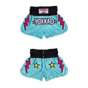 Pantaloni da Sanda YOKKAO 2025 Stile Retro Stadium per Allenamento di Muay <span class=keywords><strong>Thai</strong></span> Boxe e Taekwondo Nuova Tuta per Arti Marziali con Logo Frontale Personalizzato - Product Image 6