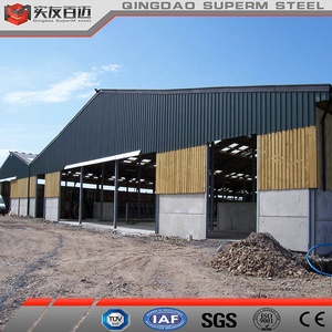 Agriculture Bâtiment en acier Bétail Veau Bovins Vache Poteau laitier Grange Ferme Hangar - Product Image 2