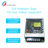 Xichuan 120W/24V/5A équipement de contrôle industriel interrupteur de lumière LED AC-DC alimentation à découpage DC-DC 60Hz 100-240V 88%