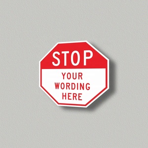 Panneau <span class=keywords><strong>Stop</strong></span> Personnalisé en Aluminium 12x12 Pouces - Réutilisable, Résistant aux Intempéries, Panneau de Signalisation Routière Réfléchissant à Vendre, OEM Accepté - Product Image 4