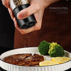 Molinillo Manual <span class=keywords><strong>de</strong></span> <span class=keywords><strong>pimienta</strong></span> y sal para Chef profesional, con cuchillas <span class=keywords><strong>de</strong></span> cerámica y sin depósito ajustable, el mejor Molino <span class=keywords><strong>de</strong></span> especias - Product Image 4