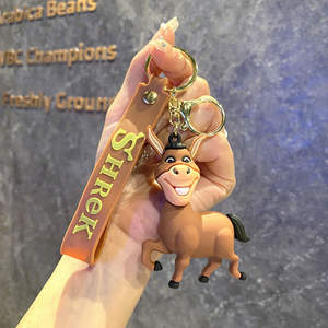 Chongjie Vente en gros Usine Sac Pendentif Dessin Animé Anime Personnages <span class=keywords><strong>Shrek</strong></span> 3D PVC Porte-clés Personnalisé Doux Fabriqué PVC Caoutchouc Porte-clés - Product Image 6
