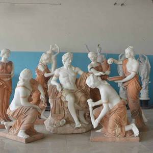 Estatua DE <span class=keywords><strong>DIOS</strong></span> clásica griega de mármol blanco de alta calidad personalizada, escultura de <span class=keywords><strong>Apolo</strong></span> y Daphne - Product Image 6