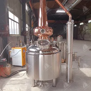 Tasmania whisky distillery equipment 500l 800l electrical heating copper alembic still