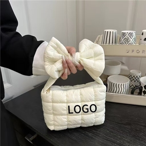 Borsa a Mano Imbottita Casual da Donna DICHOS Personalizzata - Nuova Moda, Piccola Borsa Quadrata Trapuntata con Fiocco per lo Shopping - Product Image 4