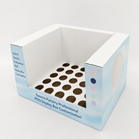 Caja de Cartón Corrugado Apilable, Ecológica y Moderna, para Exhibición de Calcetines PDQ en Supermercados