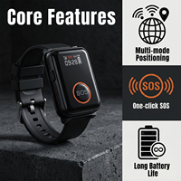 Reloj Inteligente VS18 para Personas Mayores con Cuidado Remoto 4G, Llamada de Emergencia SOS, Monitor de Frecuencia Cardíaca, Presión Arterial, Rastreador GPS